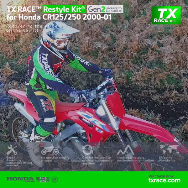 TX RACE™ Restyle Kit® Gen2 for Honda CR125/250 2000-2001