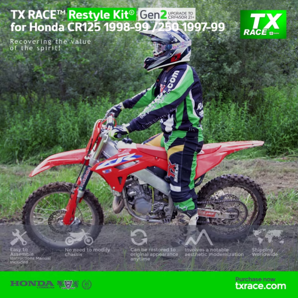 TX RACE™ Restyle Kit® Gen2 for Honda CR125 1998-1999 / CR250 1997-1999