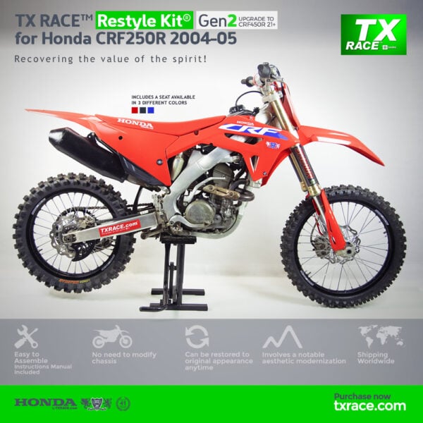 TX RACE™ Restyle Kit® Gen2 for Honda CRF250R 2004-2005