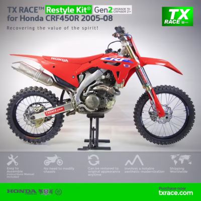TX RACE™ Restyle Kit® Gen2 for Honda CRF450R 2005-2008