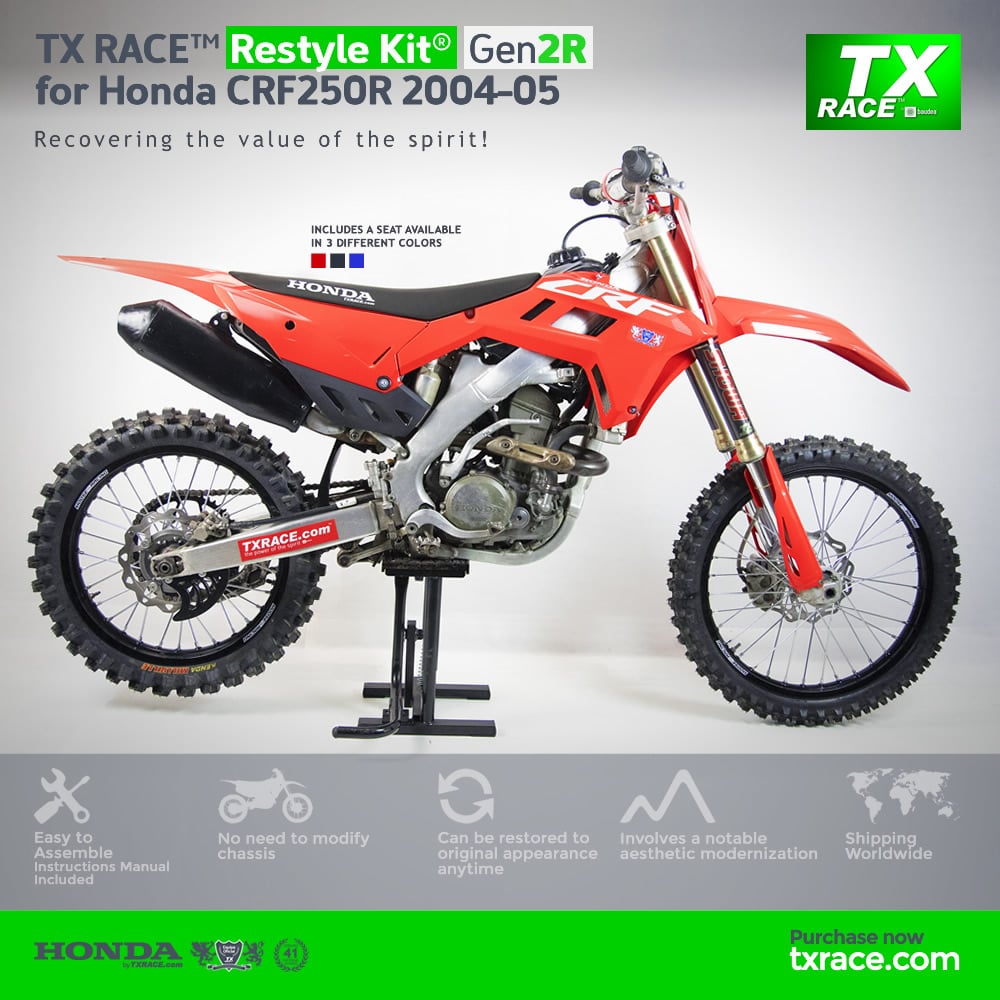 TX RACE™ Restyle Kit® Gen2 for Honda CRF250R 2004-2005 - TX RACE