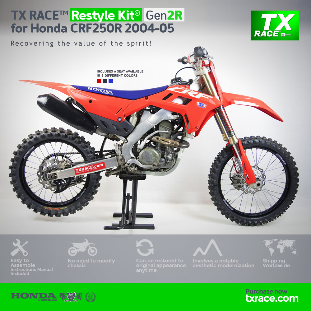 TX RACE™ Restyle Kit® Gen2 for Honda CRF250R 2004-2005 - TX RACE