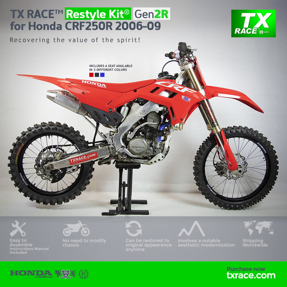 TX RACE™ Restyle Kit® Gen2 for Honda CRF250R 2006-2009 - TX RACE