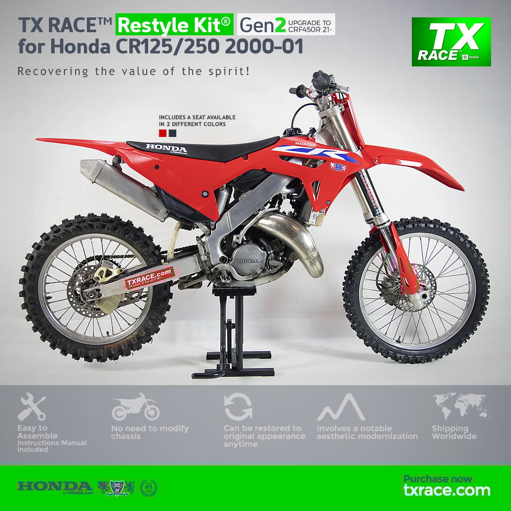 TX RACE™ Restyle Kit® Gen2 for Honda CR125/250 2000-2001 - TX RACE