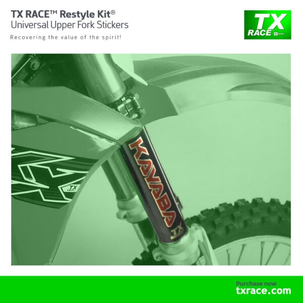 TX RACE™ Universal Upper Fork Stickers