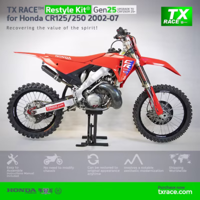 TX RACE™ Restyle Kit® Gen25 for Honda CR125/250 2002 2003 2004 2005 2006 2007
